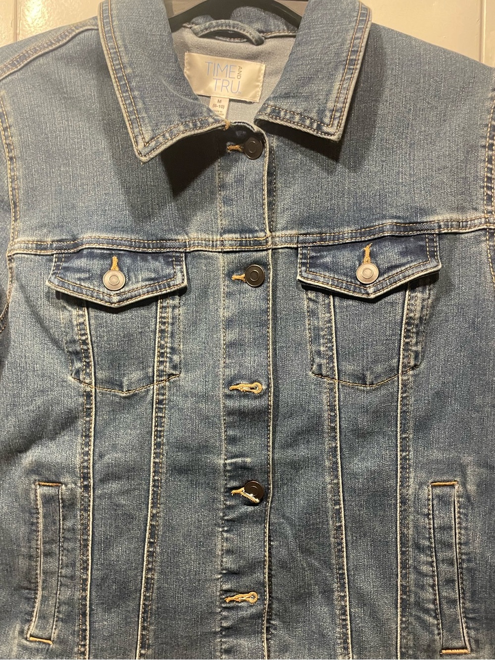 Time and Tru Denim Jacket
MEDIUM WASH